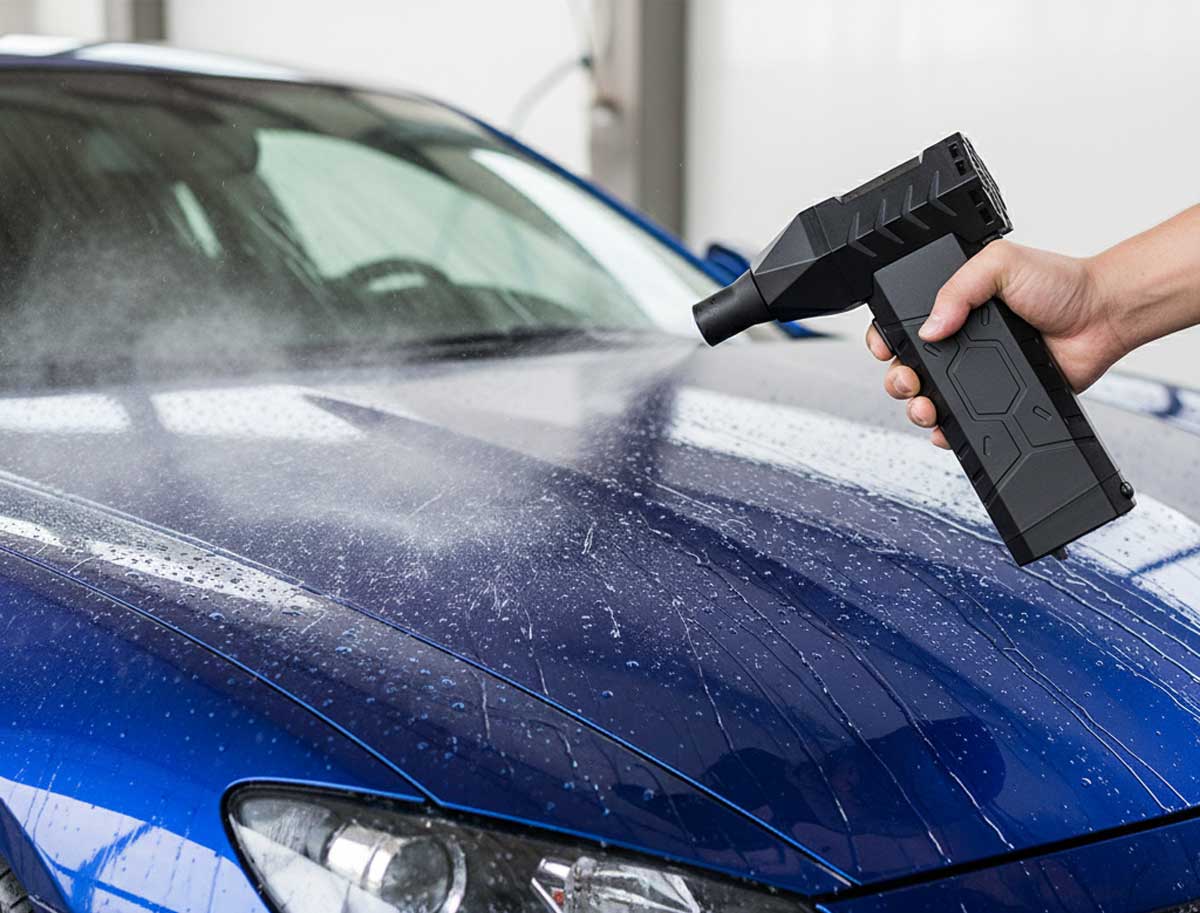 最強のブロワー、GENTOSやマキタ、日本製ブロワーで洗車も楽々